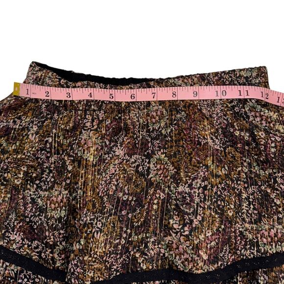 Allison New York Black and Gold Two Piece Mini Skirt Set Size XS - Picture 12 of 16